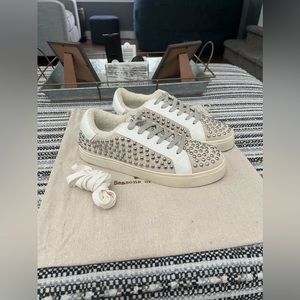 NEW: Aqua studded sneakers from Bloomingdale’s